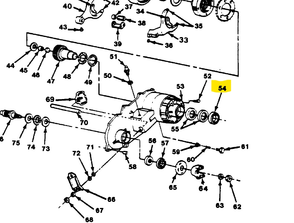 Wellendichtring Verteilgetriebe Eingang